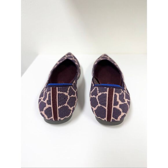 Rothy's Violet Giraffe Point Flats 8.5 Animal Print - Picture 3 of 6